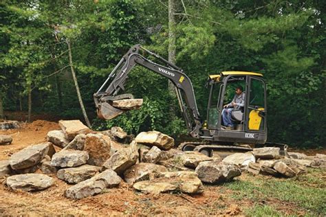 compact rock with excavator|Hardscaping and Large Boulder Work with Compact Excavators.